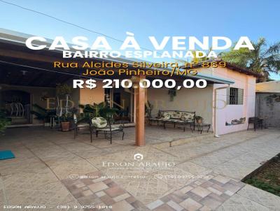 Casa para Venda na cidade de Jo&atilde;o Pinheiro no bairro Esplanada